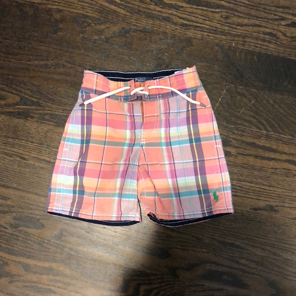 Polo By Ralph Lauren Boys Swim Trunk sz 4